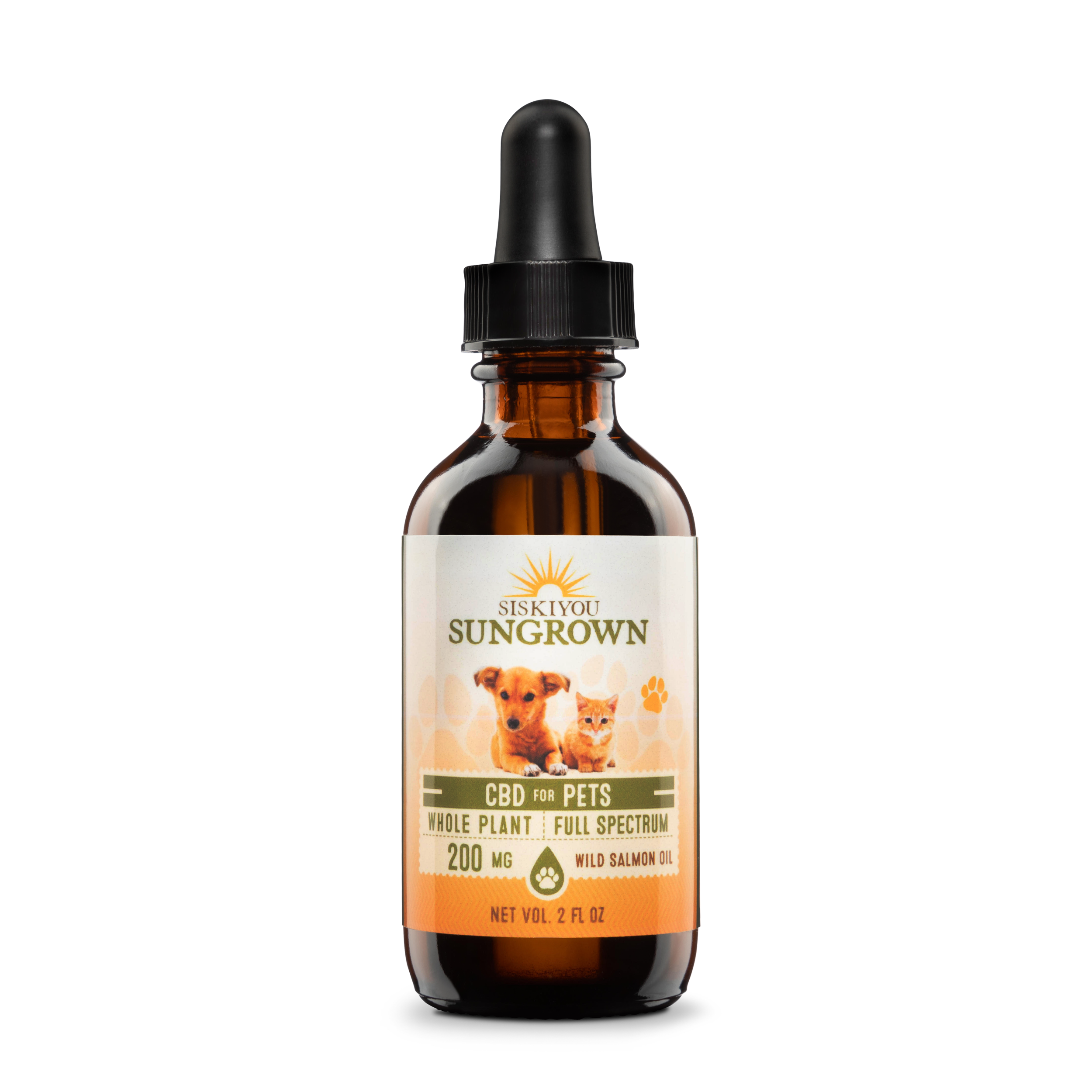 CBD Salmon Oil for Pets Siskiyou Sungrown
